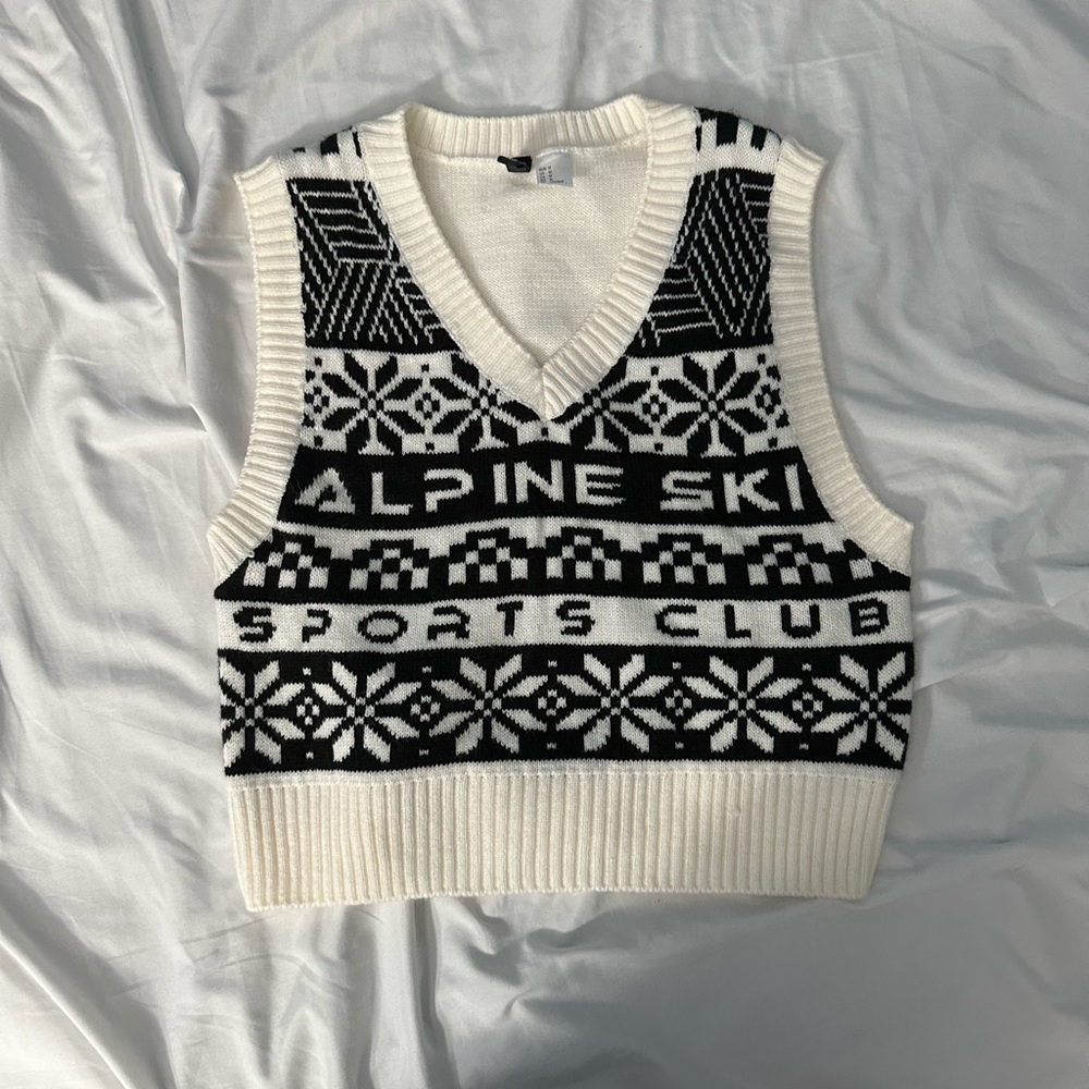 ‘Alpine Ski’ Sweater Vest